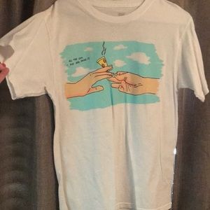 White Zumiez graphic Tee